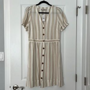 New! LOFT nautical stripes sundress